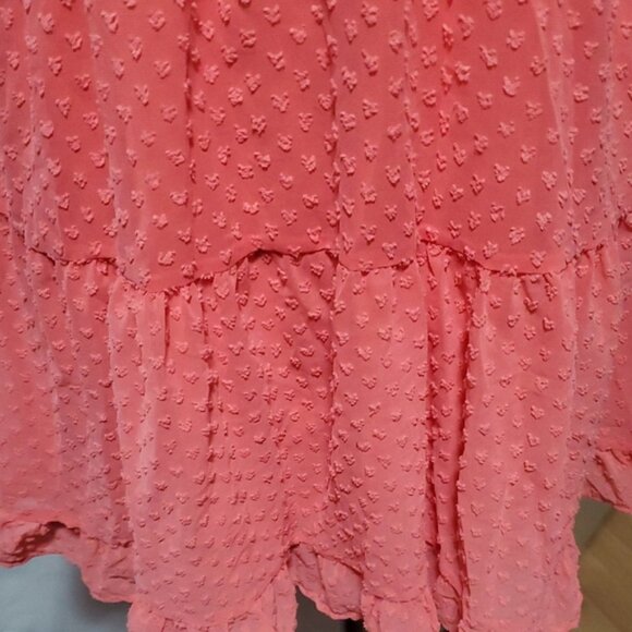 Wild Fable Orange Ruched Babydoll Sundress - Picture 8 of 9